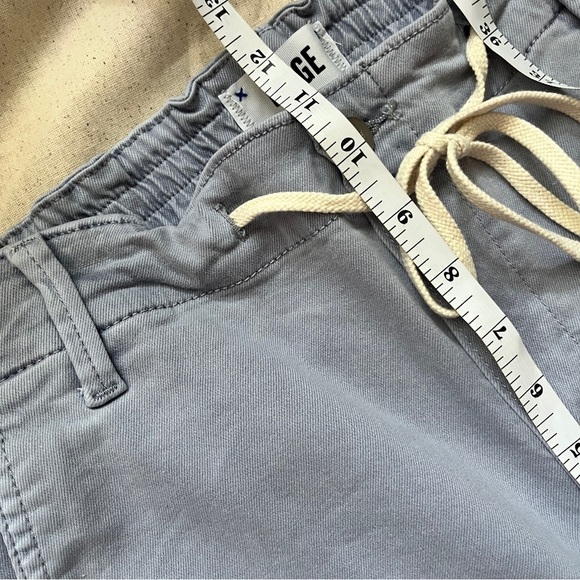 New Paige Christy Drawstring Waist Cropped Pants - Vintage Salt Blue 29 Casual - Picture 12 of 16